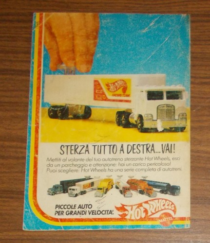 Seltene werbung mattel hot - mattel,