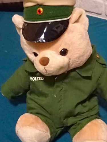 Polizei plüschteddy teddybär - polizei,