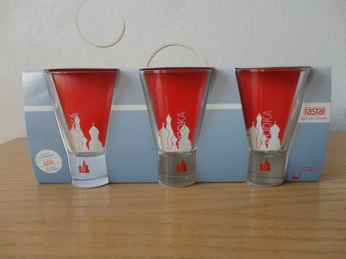 Rastal 3er set wodka gläser - set,
