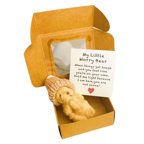 Mini plush teddy bear box - plush,