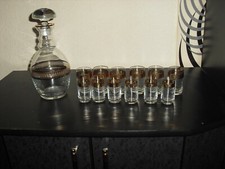 altes Glas Likörset 13