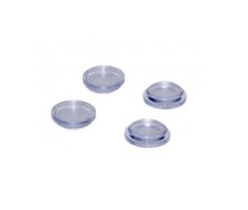 Lampenglas 4 Stück geprägt