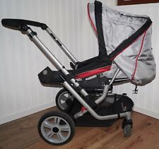 Gesslein M4 Silber/Grau Kinderwagen mit Babyschale Römer sowie Buggy Board 👌