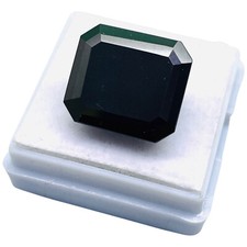 15.45 Karat Schwarz Moissanit