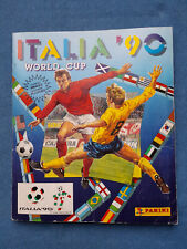 Panini Wm/WC Italia 90 komplettes Album mit allen Stickern Version dickes Papier