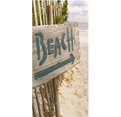 Textilposter beach strand - beach,
