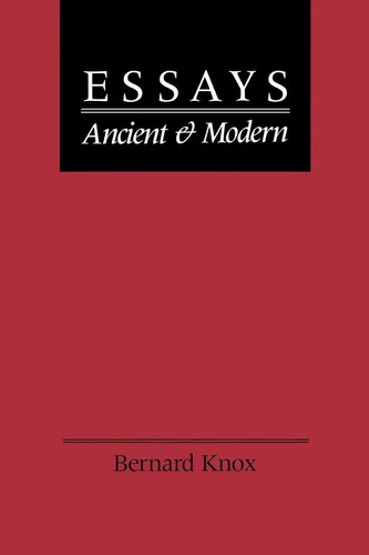 Essays ancient and modern - essays,