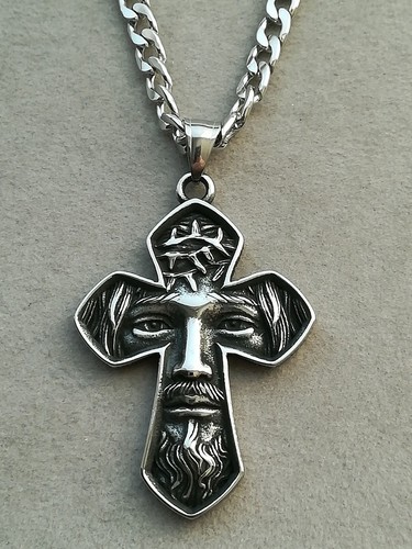 Kreuz anhänger mit halskette - anhänger,