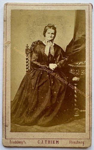 Orig cdv foto fotografie frau - orig,