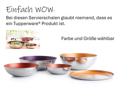 Tupperware neu metallic div - neu,, metallic,