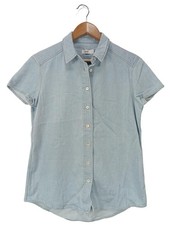 CLOSED Jeanshemd Damen Hemd Gr. DE 34 blau Casual-Look