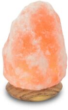 HIMALAYA SALT DREAMS Salzkristall-Tischlampe USB-Rock 10 cm