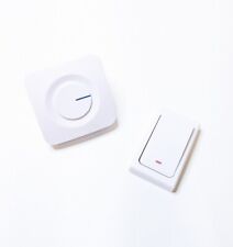 BATTERIELOSE Piezo Funk Klingel Gong Sender Empfänger Türklingel Haus bis 200 m