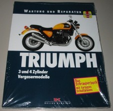 Reparaturanleitung Triumph 3 + 4 Zylinder Vergaser Modelle Wartung + Reparatur!
