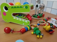 Baby hochwertiges Holz Spielzeug, Odenwälder Gäulche u.a.