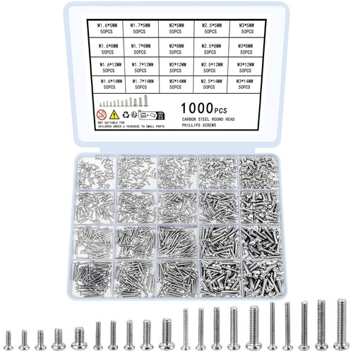 1000 stk kleine schrauben - stk, set
