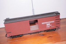 BOD/R] Bachmann 93314 Spur G U.S. Wood Box Car Pennsylvania #556 mit Fehlteile