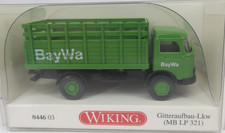 Wiking 1:87 - MB L 321 Gitteraufbau-LKW "BayWa" - 044603
