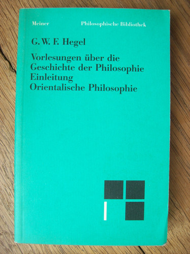 Hegel vorlesungen über - vorlesungen,
