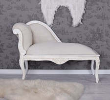 Romantisches Sofa Ottomane Landhausstil shabby chic Polstersofa Couch neu B-Ware