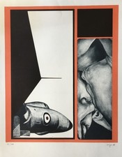 Peter SORGE Lithografie