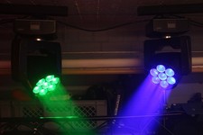 IMG Stage Line Minizoom 712 LED Moving Head Zoom Beam Wash RGBW Lightmaxx Vega