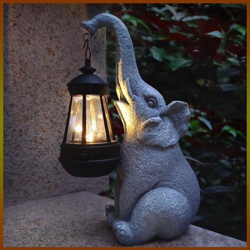 Elefant solarlaterne - elefant,