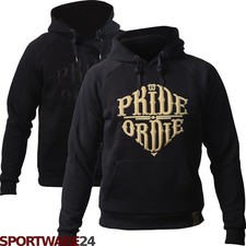 PRiDE or DiE Herren Kapuzensweatjacke Reckless, Schwarz, Hoody Kaputzenpullover 