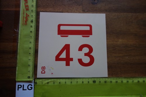 Schild deutsche bahn - deutsche,
