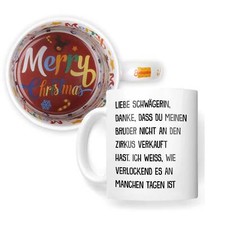 Weihnachtsgeschenk Schwägerin Geschenk Haferl Idee Weihnachten Frauen Tasse