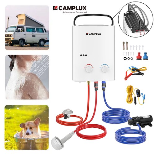 Camplux tankless - 5l,