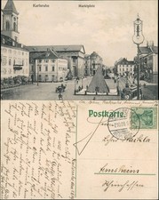 Karlsruhe Marktplatz Straßen