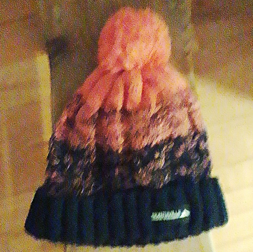 Damen strick bommelmütze - damen,