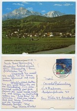 110025 - Ainring mit Staufen und Zwiesel - Ansichtskarte, gelaufen 30.10.1991