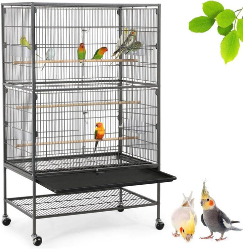 Yaheetech vogelvoliere großer - yaheetech,