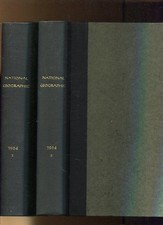 National Geographic  1964 2 Bände, Alle Hefte dieses Jahrganges komplett, 2 book