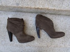 HUGO BOSS Damen Stiefeletten Ankle Schuhe Gr. 40 taupe €330