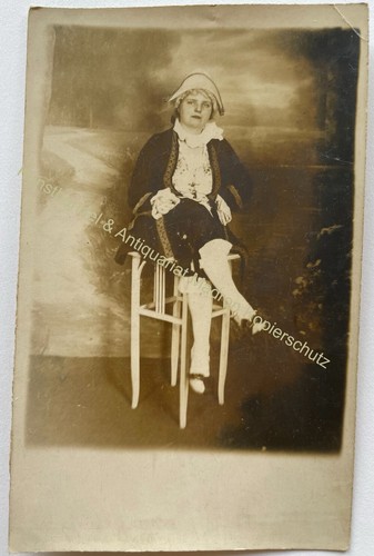 Orig foto frau mädchen - ak,