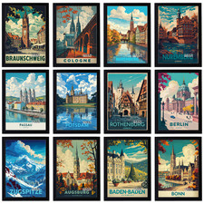 Vintage Reise Urlaub Poster