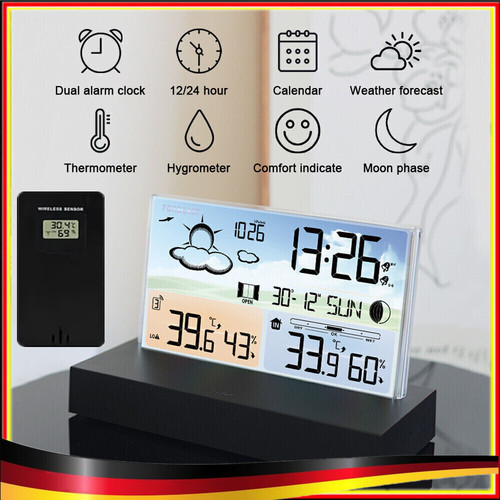 Lcd funk wetterstation - lcd, mit