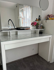 schminktisch ikea malm mit grossem spiegel