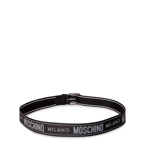 Moschino herren schwarz logo - moschino,