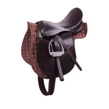 Kerbl Reitsattel Sattel für Haflinger Sattelset braun Pferdesattel