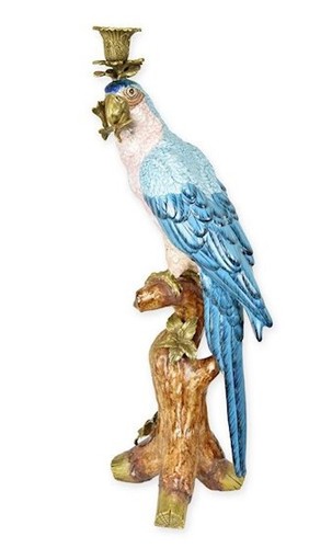 Porzellan bronze kandelaber - porzellan,