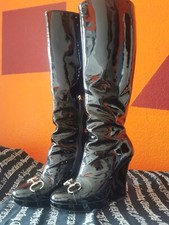 GUCCI Luxus Damen-Lackstiefel