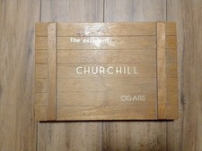 Churchill Finest Cigars Zigarrenkiste, Leere, Gut Erhalten