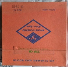 22 cm Tonbandspule mit 500m CH Agfa Wolfen