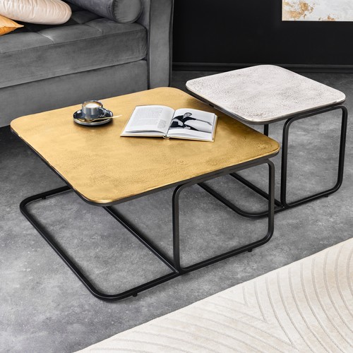 Couchtisch 2er set abstract - 2er,