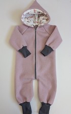 Walkoverall Wollwalk Overall 74/80 von borawu NEU Walkanzug Handmade Wolle Walk