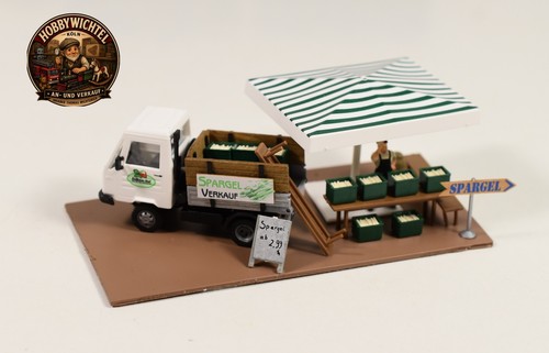 Busch set marktstand - h0,